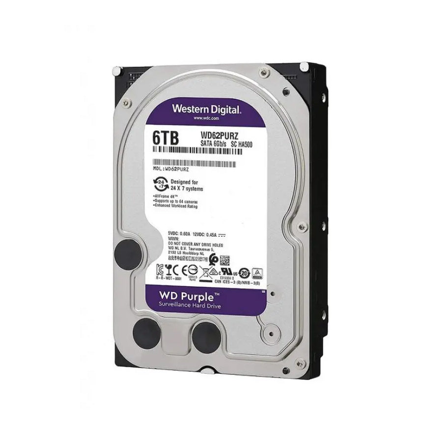 HDD 6 T.B WD purple